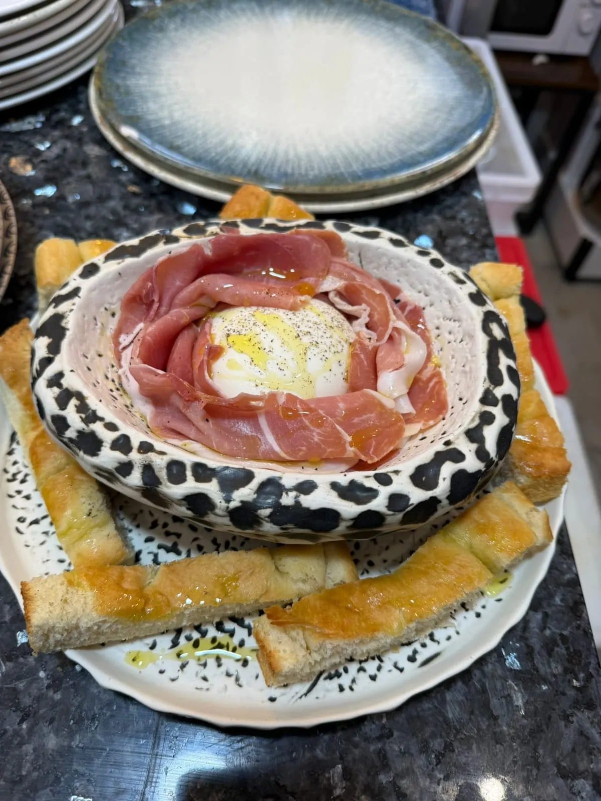Pizza con melanzane